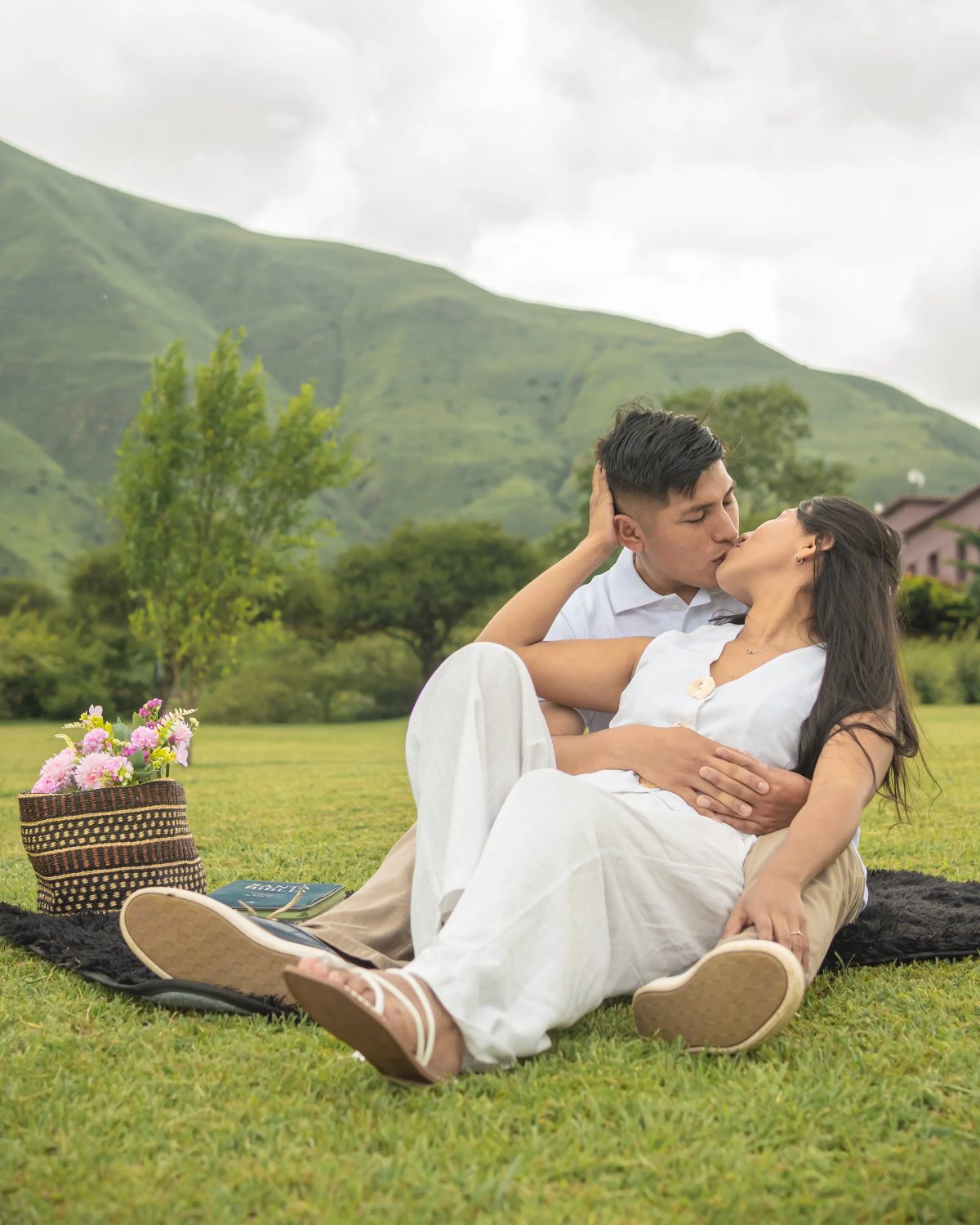 La pareja de picnic