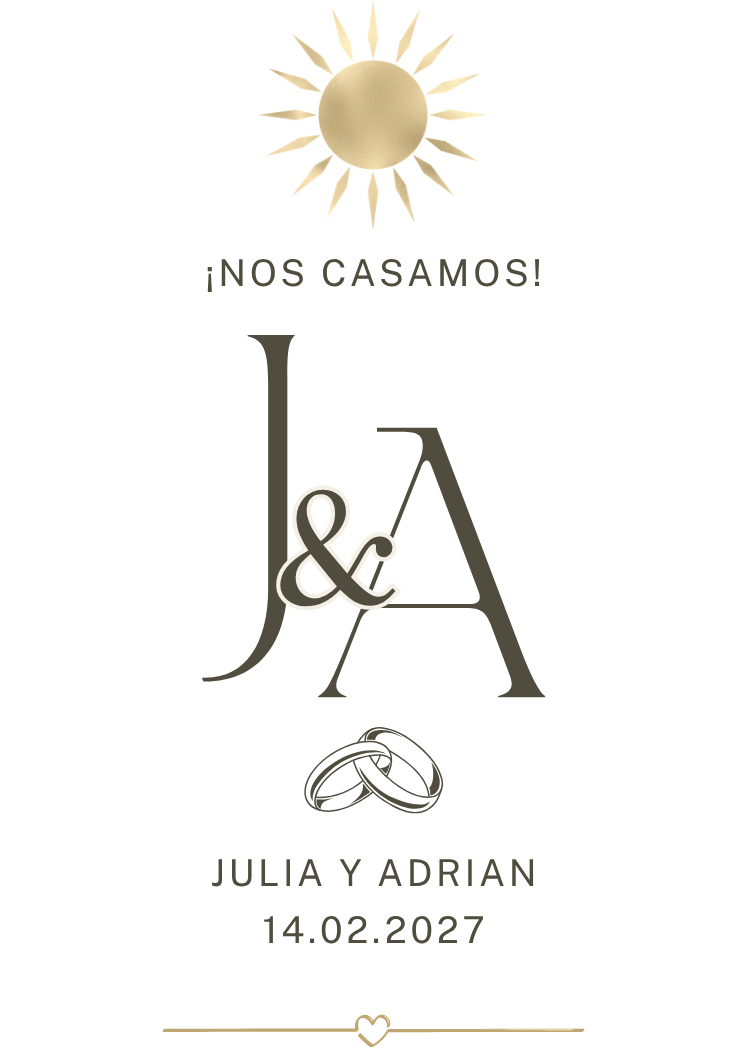 Julia y Adrian · ¡Nos Casamos!